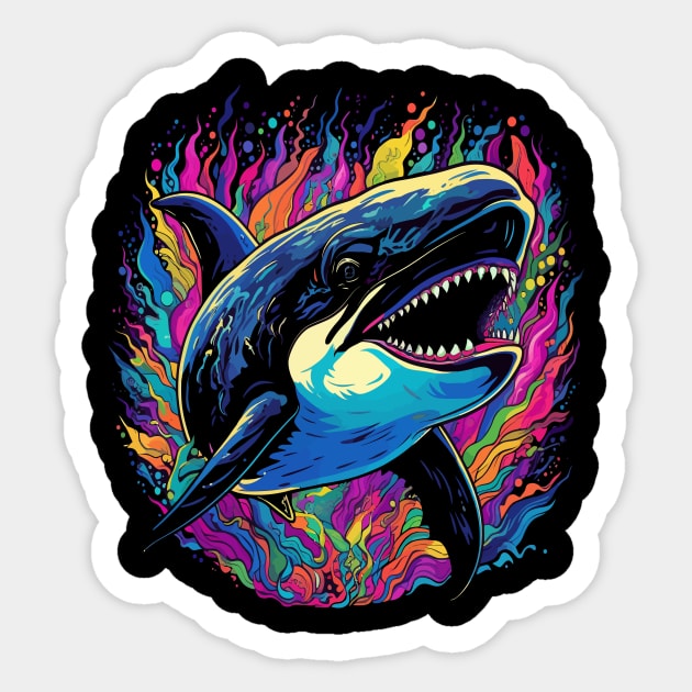 Orca Smiling Sticker by JH Mart